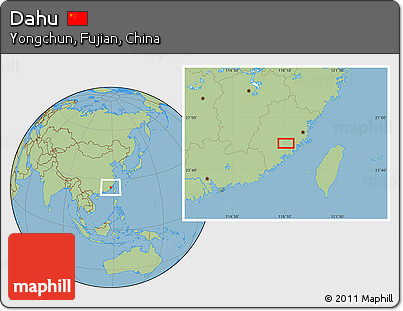 Savanna Style Location Map of Dahu