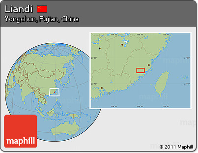 Savanna Style Location Map of Liandi