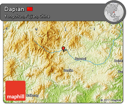 Physical Map of Dapian