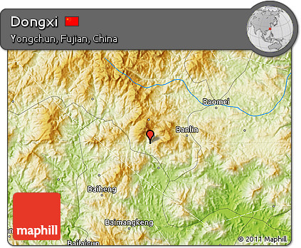 Physical Map of Dongxi