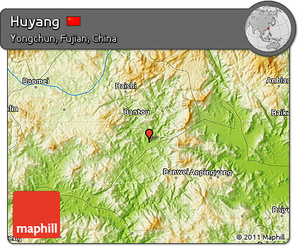 Physical Map of Huyang