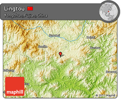 Physical Map of Lingtou