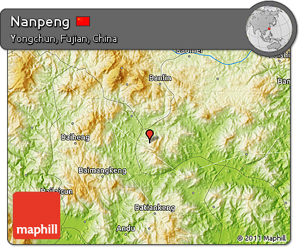 Physical Map of Nanpeng