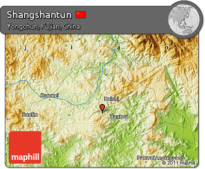 Physical Map of Shangshantun