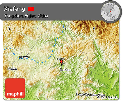 Physical Map of Xiafeng