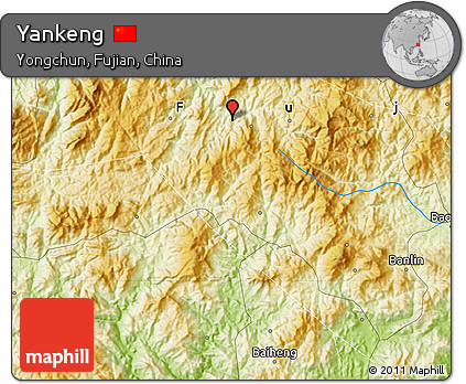 Physical Map of Yankeng
