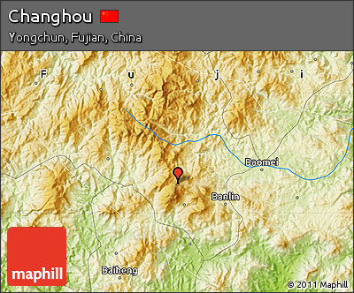 Physical Map of Changhou