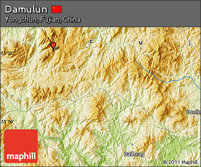 Physical Map of Damulun