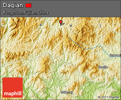 Physical Map of Daqian