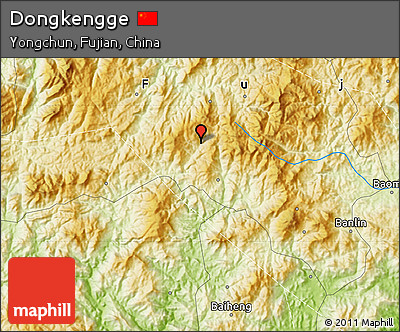 Physical Map of Dongkengge