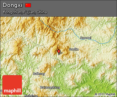 Physical Map of Dongxi