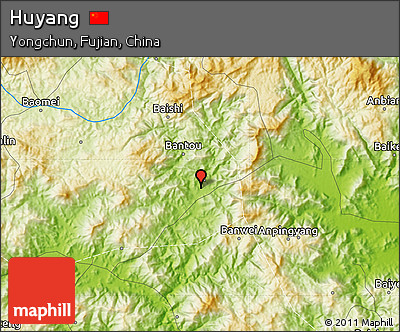Physical Map of Huyang