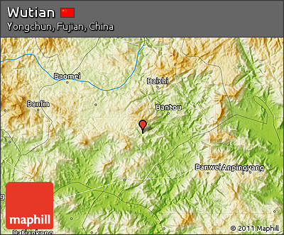 Physical Map of Wutian