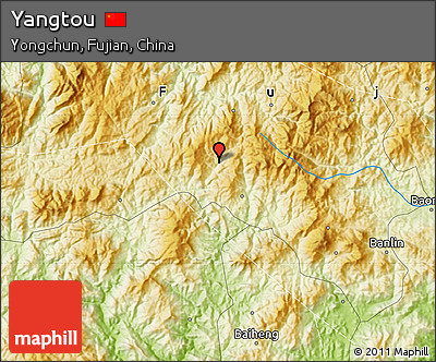 Physical Map of Yangtou
