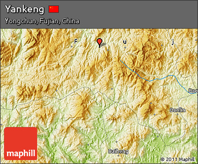 Physical Map of Yankeng