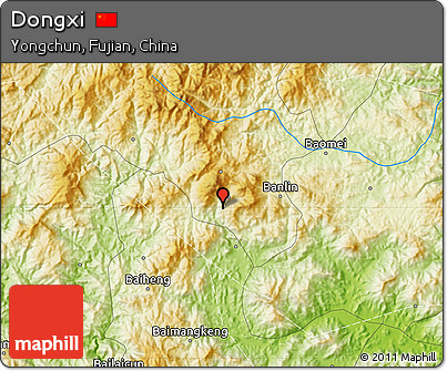 Physical Map of Dongxi