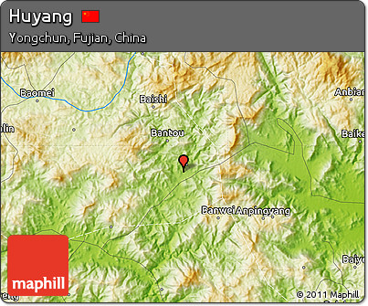 Physical Map of Huyang