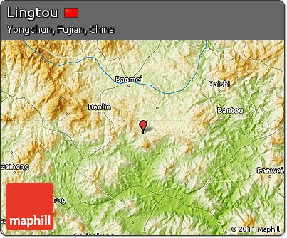 Physical Map of Lingtou