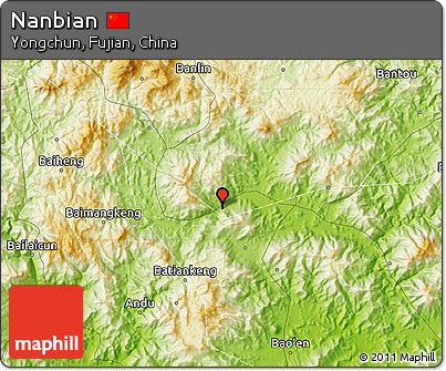 Physical Map of Nanbian