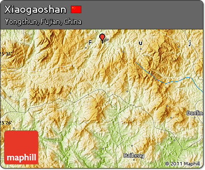 Physical Map of Xiaogaoshan