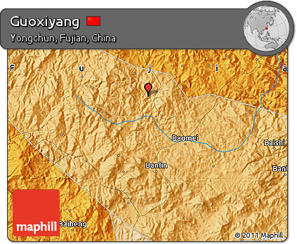 Political Map of Guoxiyang