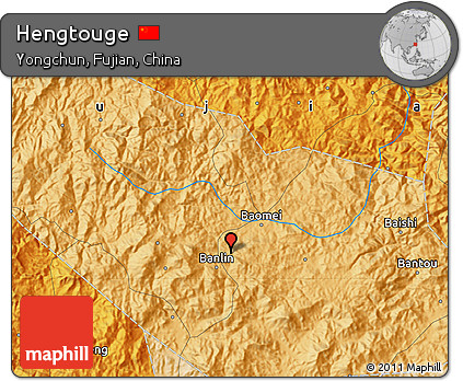 Political Map of Hengtouge