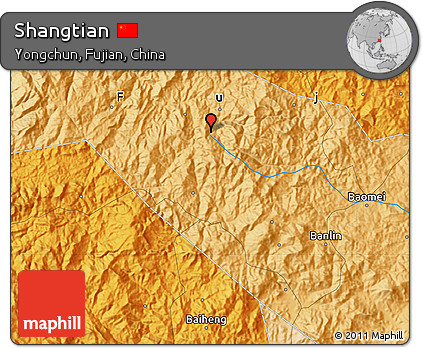 Political Map of Shangtian