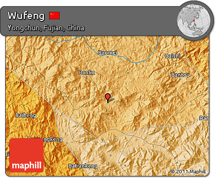 Political Map of Wufeng