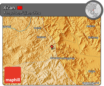 Political Map of Xi'an