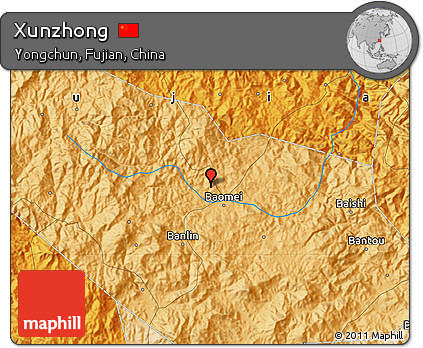 Political Map of Xunzhong