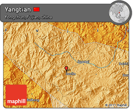 Political Map of Yangtian