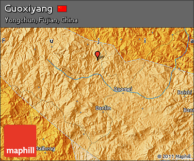Political Map of Guoxiyang