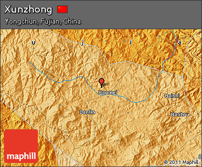 Political Map of Xunzhong