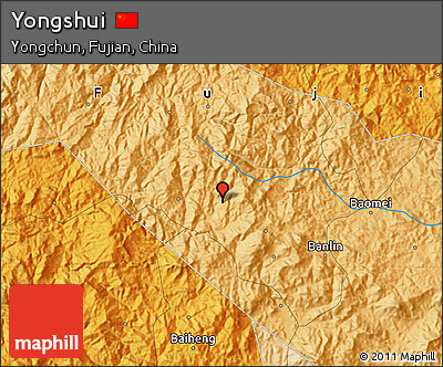Political Map of Yongshui