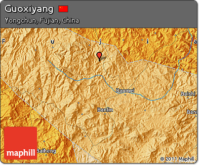 Political Map of Guoxiyang