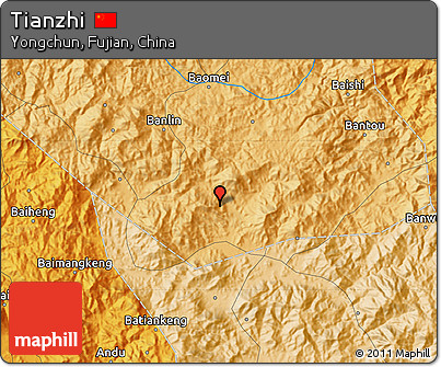 Political Map of Tianzhi