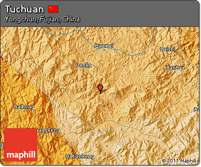 Political Map of Tuchuan