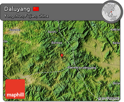 Satellite Map of Daluyang