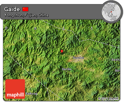 Satellite Map of Gaide