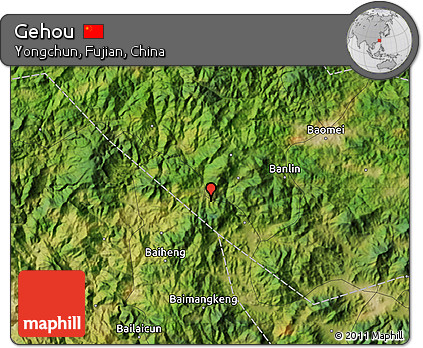 Satellite Map of Gehou