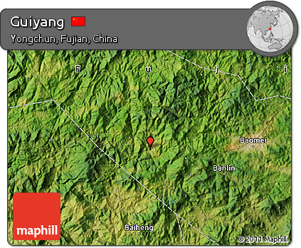 Satellite Map of Guiyang