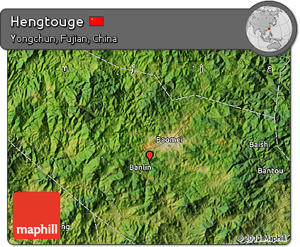 Satellite Map of Hengtouge