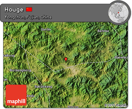 Satellite Map of Houge