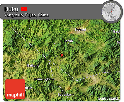 Satellite Map of Huku