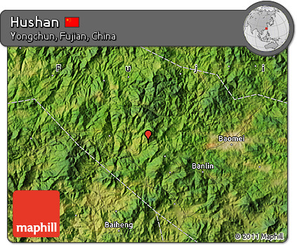 Satellite Map of Hushan