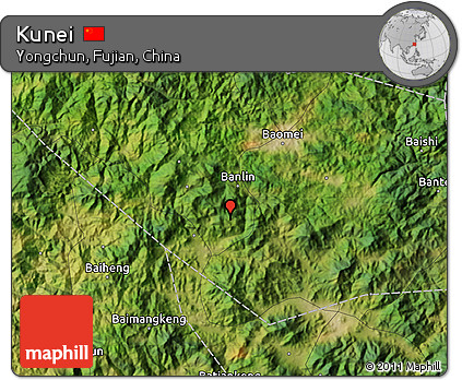 Satellite Map of Kunei