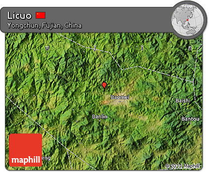Satellite Map of Licuo