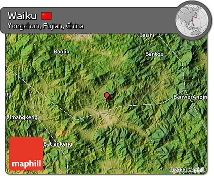 Satellite Map of Waiku
