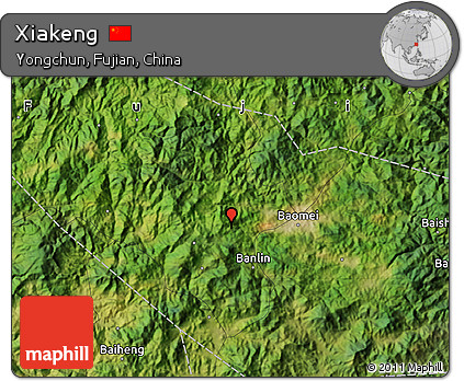 Satellite Map of Xiakeng