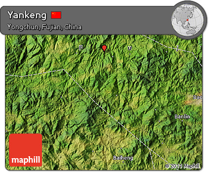 Satellite Map of Yankeng
